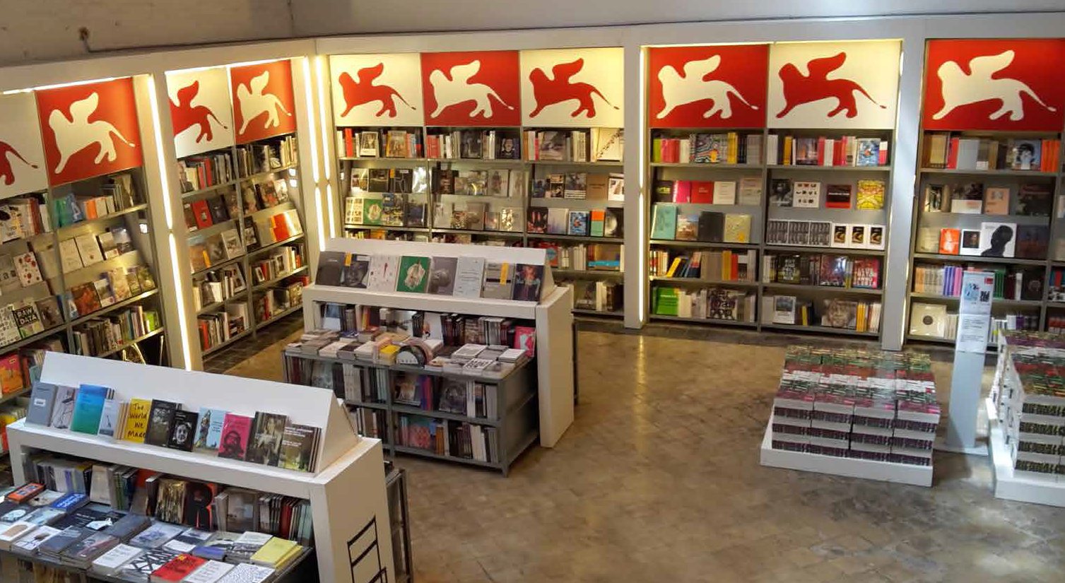 The bookshop of Biennale di Venezia