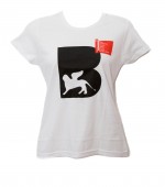 t-shirt donna M bianco linea “Leone” serie la Biennale di Venezia