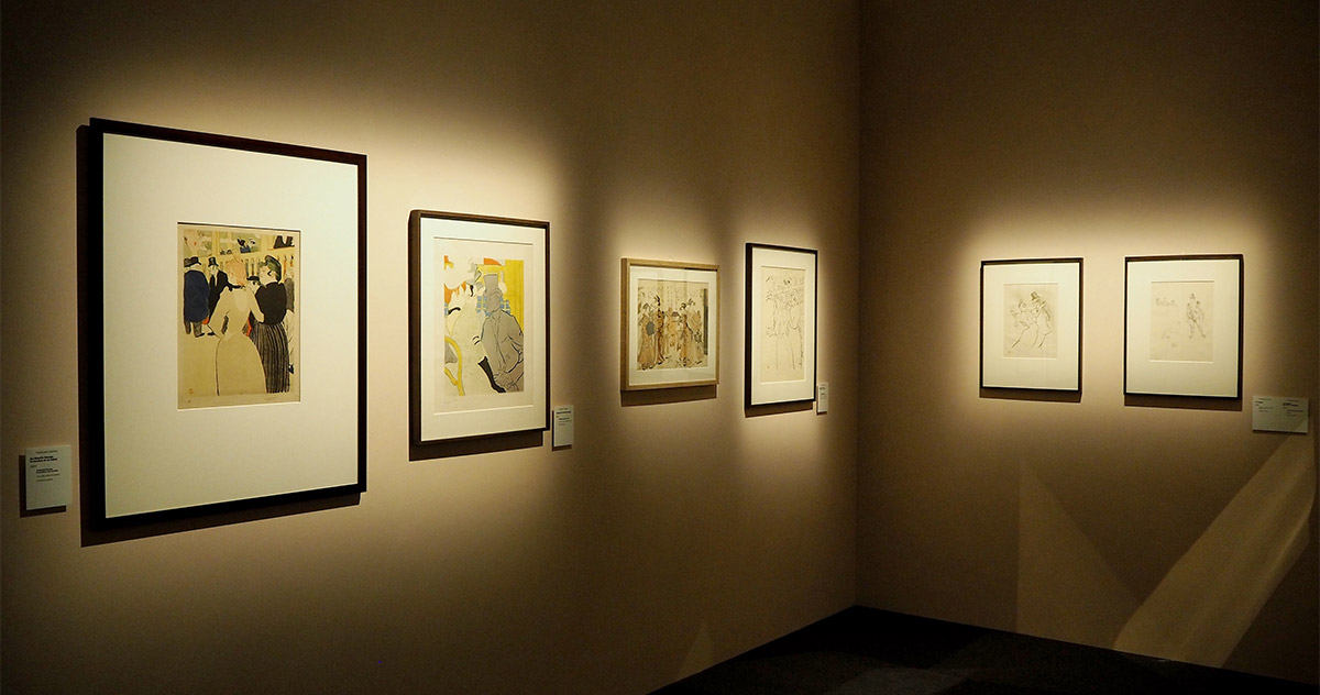 Il mondo fuggevole di Toulouse-Lautrec, works on display, © Stefano Bonomelli