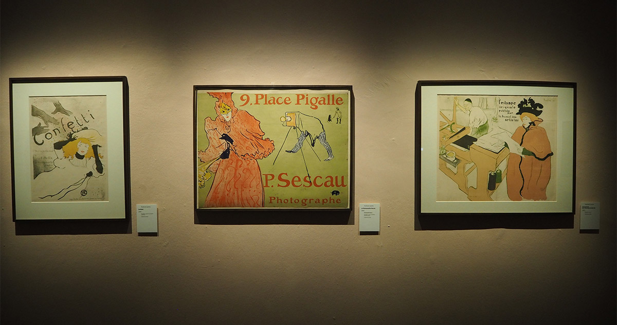 Il mondo fuggevole di Toulouse-Lautrec, works on display, © Stefano Bonomelli