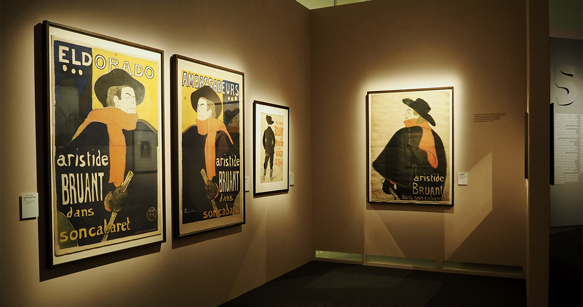 Il mondo fuggevole di Toulouse-Lautrec, works on display, © Stefano Bonomelli