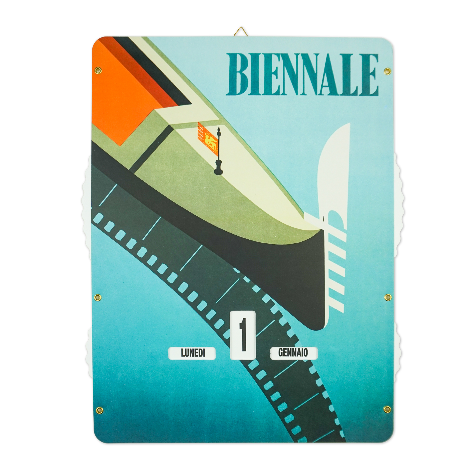 calendario perpetuo “Vintage” serie La Biennale di Venezia, XV. Mostra Internazionale d’Arte Cinematografica 1954