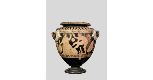 Stamnos a figure rosse, IV sec. a.C. | Napoli, Museo Archeologico Nazionale