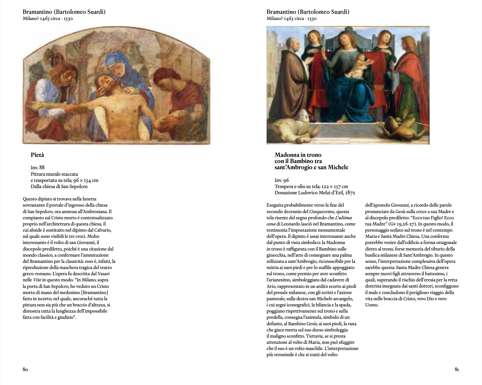 La guida della Pinacoteca Ambrosiana