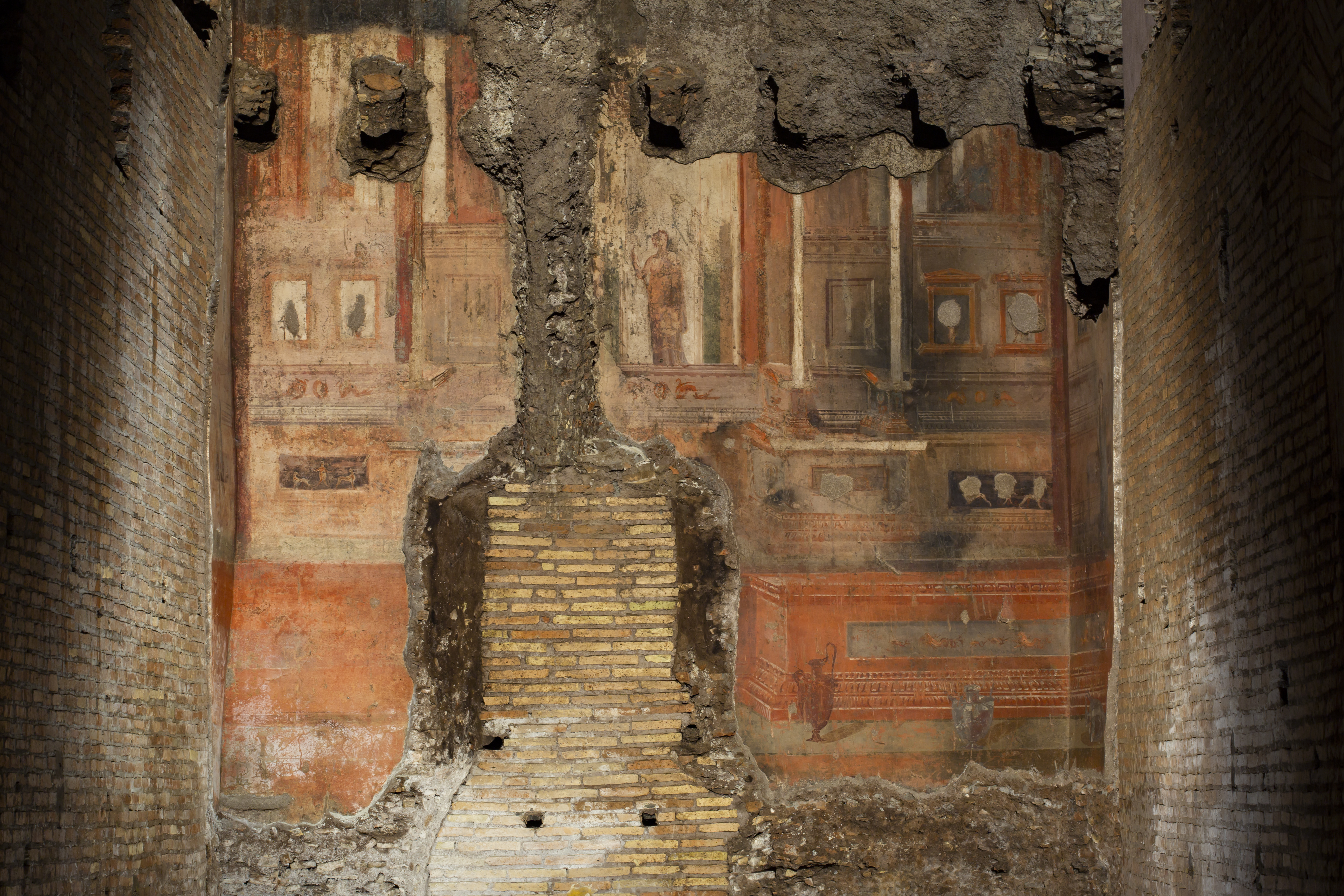 Roma, Domus Aurea. Padiglione di Colle Oppio. Sala 45 (cd. Ninfeo di Ulisse e Polifemo) Crediti: ©ph ERCO illuminazione