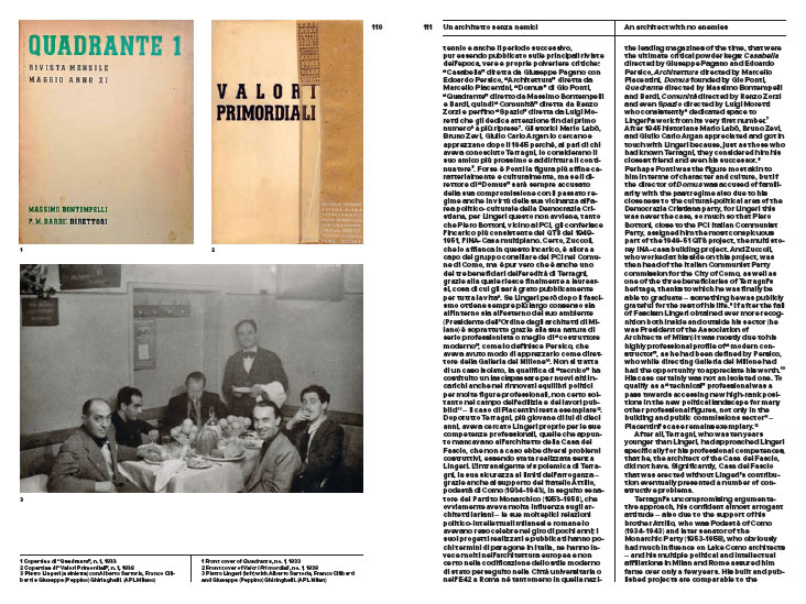 Pietro Lingeri. Astrazione e costruzione / Abstraction and construction