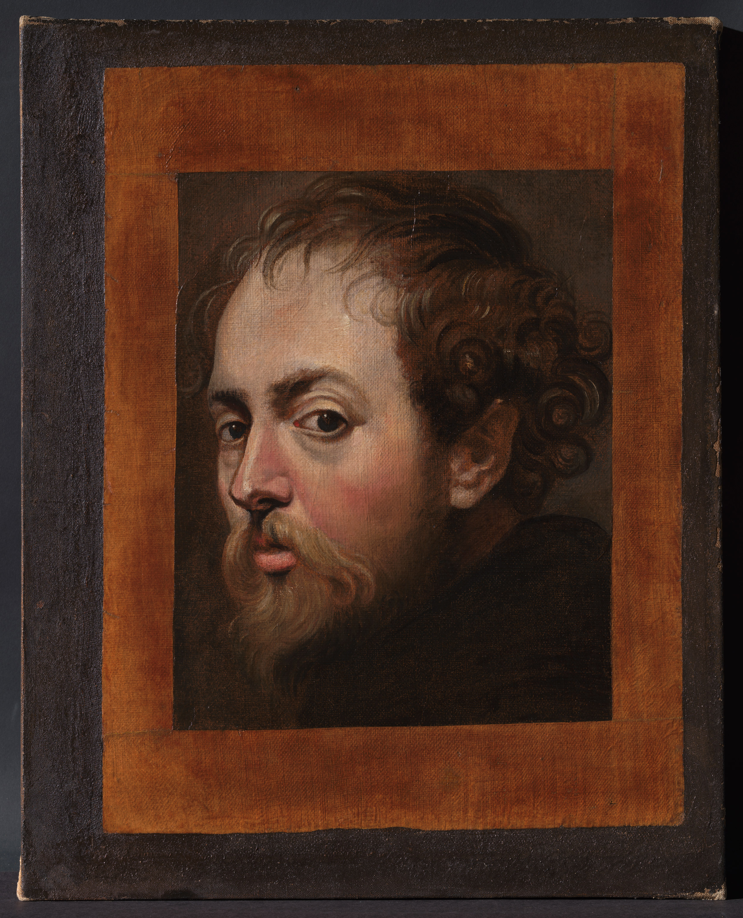 Peter Paul Rubens, Autoritratto, 1604 circa, olio su carta applicata su tela, Collezione privata, long term loan alla Rubenshuis di Anversa