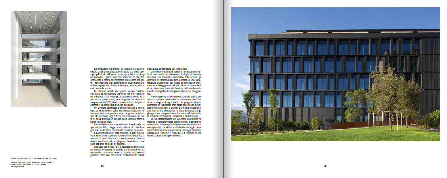 EFA studio di architettura. Spazio lavoro architettura / Space work architecture, Headquarters Chiesi, Parma