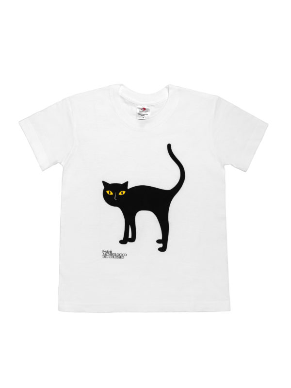 T-shirt kids serie gatto del Colosseo L