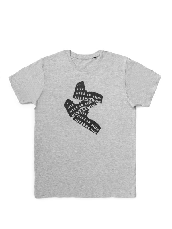 T-shirt grigio 3 Colossei XL