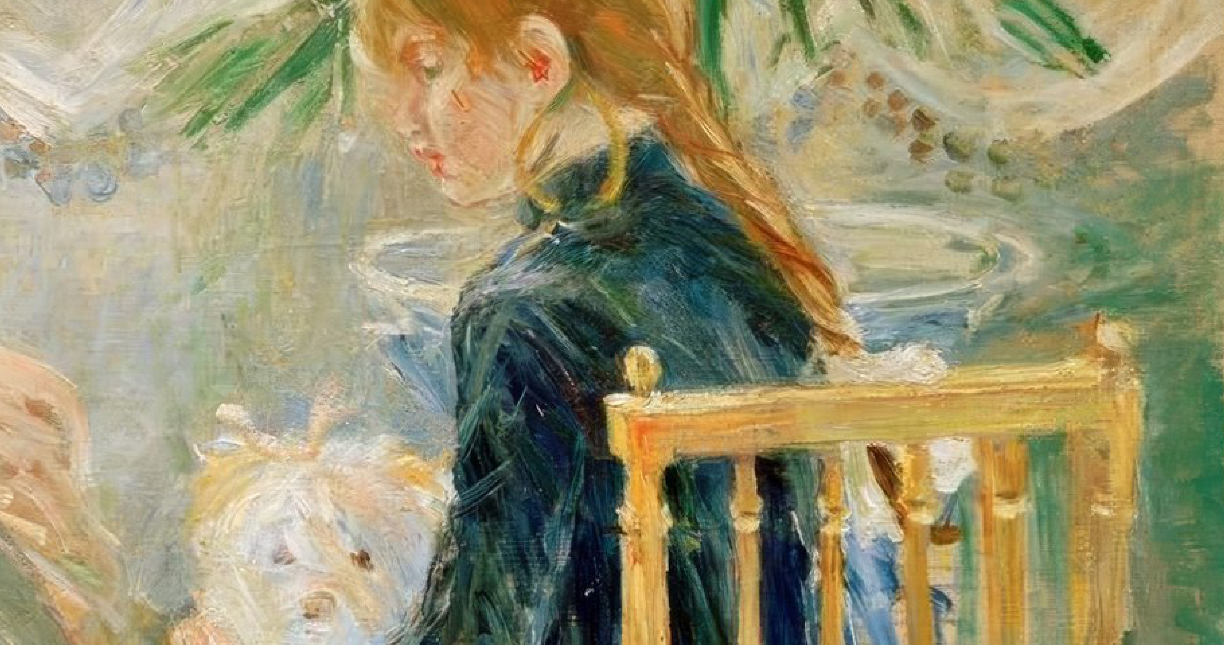 Berthe Morisot Fillette au chien 1886 Olio su tela, 92× 73 cm Collezione privata © Christian Baraja SLB