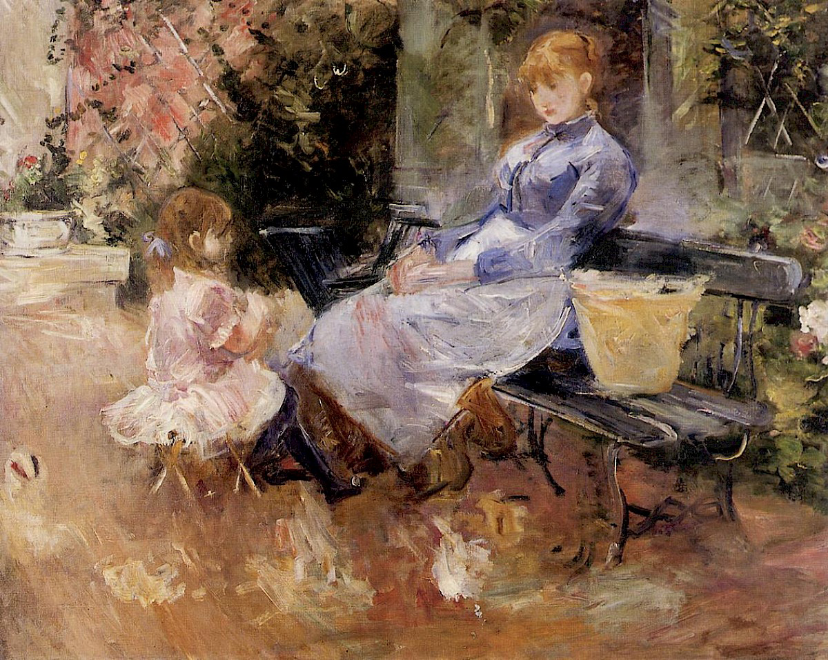 Berthe Morisot La Fable 1883 Olio su tela, 65 × 81 cm Collezione privata CMR 139 © Christian Baraja SLB