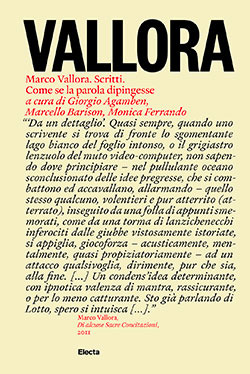 Marco Vallora. Scritti